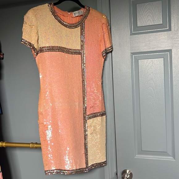 Beautiful vintage sequin mini dress - Picture 3 of 6